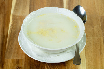 Light chicken soup