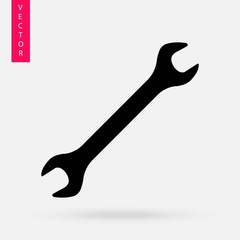 Wrench icon, vector