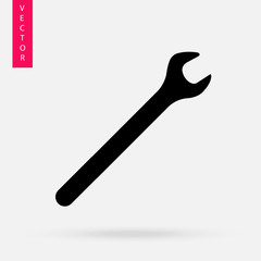 Wrench icon, vector