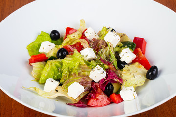 Delicious greek salad