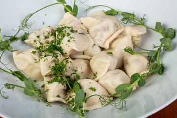 Delicious boiled dumplings