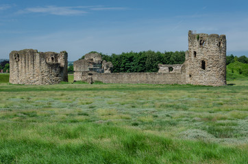 The ruins of Flint Castle