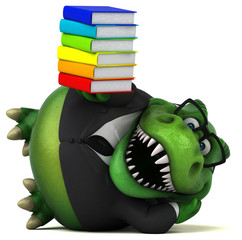 Fun Trex - 3D Illustration © Julien Tromeur