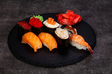 Japanese sushi set