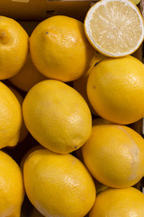 fresh yellow lemon abstract fruit colorful pattern texture background