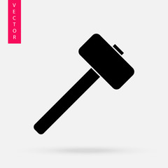 Hammer icon, vector