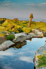 Windy Post, Dartmoor, Devon, England