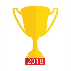 Golden trophy award