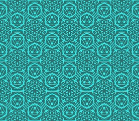 Abstract Vector seamless pattern with abstract geometric style. Repeating sample figure and line. For modern interiors design, wallpaper, textile industry