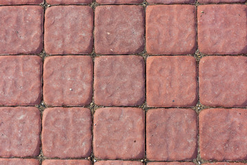 red concrete tile square pattern texture background