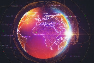 Obraz premium information and communications technology