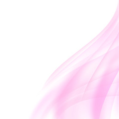 Abstract background Ligth pink curve and wave element
