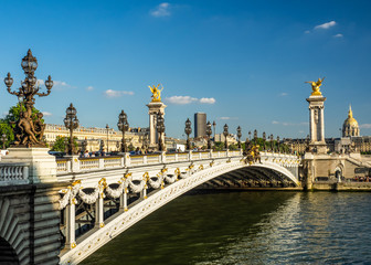Statue on the Alexandre Bridge, Paris