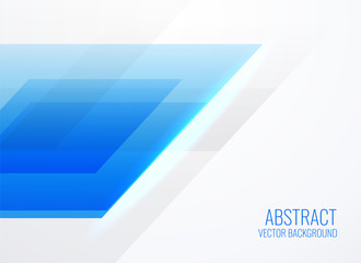 abstract geometric blue template design