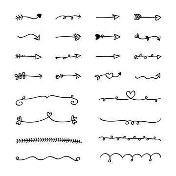 Collection of arrows illustration