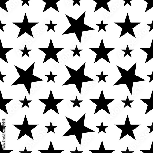 "Star Shape Icon Seamless Pattern" Stock image and royalty-free vector