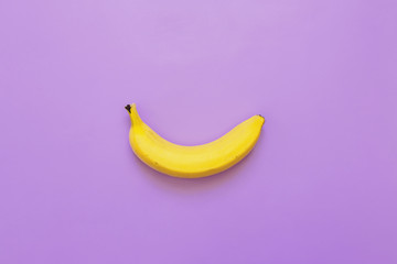 Colorful banana concept