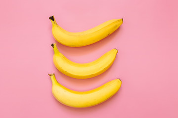 Colorful banana concept