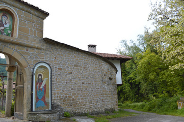 Fototapeta premium Kilifarevo Monastery “The Nativity of Mother of God”, near Veliko Turnovo, Bulgaria