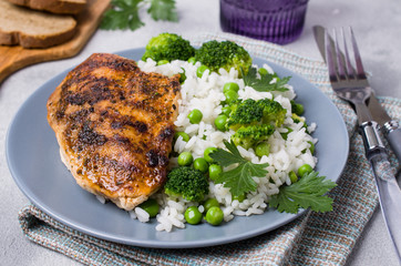 Fried chicken breast