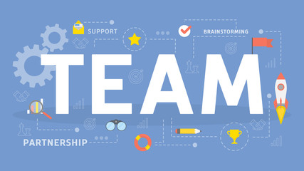 Team concept illustration