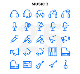 Dashed Outline Icons Pack for UI. Pixel perfect thin line vector icon set for web design and website application.