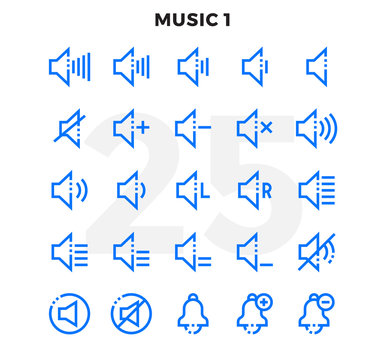 Dashed Outline Icons Pack for UI. Pixel perfect thin line vector icon set for web design and website application.