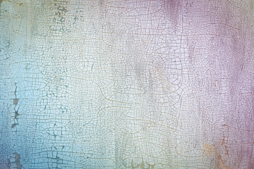 multicolored background wooden texture for design and art can be used as cover for brochures or wallpapers. background, colorful, cracks in the paint, vintage, wall, abstract pattern grunge