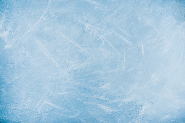 Light blue concrete background top view copy space