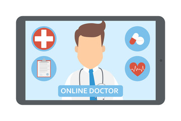 Online doctor. Medical consultation