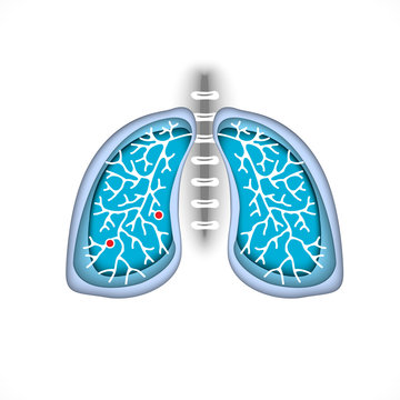 Symbol lung disease. Breathing. Respiratory system. Respiratory disease - cancer (asthma, tuberculosis, pneumonia). World Tuberculosis Day. World Pneumonia Day. Health care