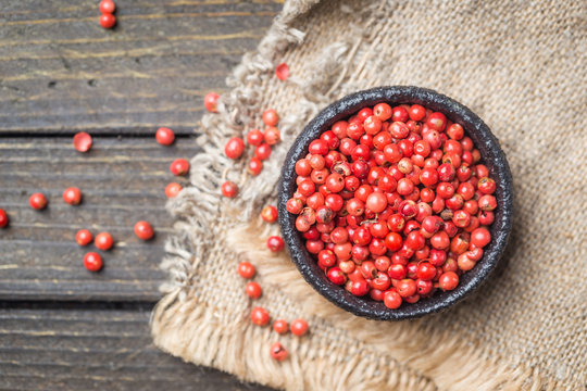 Close up of pepper corns