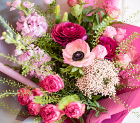 nice bouquet in the hands