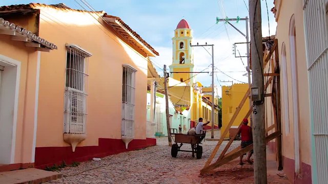 Cuban street, Trinidad, Cuba