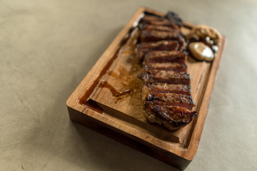 australia wagyu beef medium rare steak