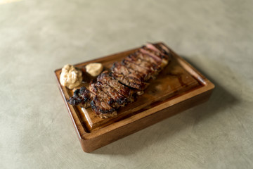 australia wagyu beef medium rare steak