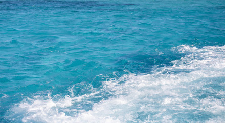 aquamarine wave on sea abstract pattern texture background