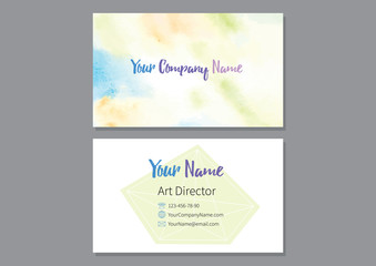 Abstract colorful watercolor background