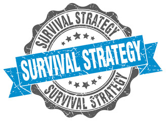 survival strategy stamp. sign. seal
