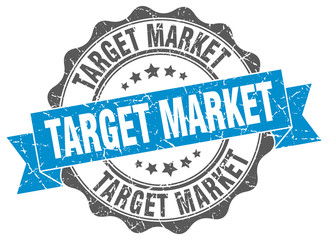 target market stamp. sign. seal