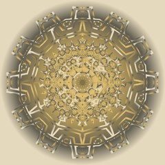 Art deco floral pattern of geometric elements. seamless pattern. Vector illustration. design for printing, presentation, textile industry.