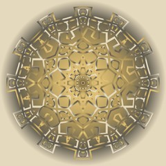 Decorative mandala flower ornament. pattern. vector. Tribal Ethnic Arabic, Indian, motif. for fashion design, wallpaper, invitation.