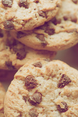 Cookies close up
