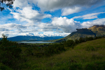 Lago San Pablo, Imbabura, Anden, Ecuador