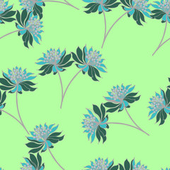 Abstract elegance pattern with floral background.