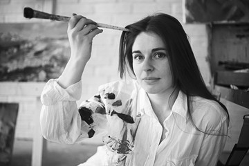 Inspiration creativity young adult girl