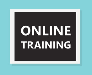 online training concept- vector illustration