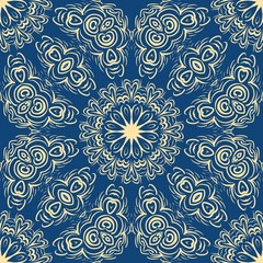 Modern Decorative Cicle Vector Shapes. Floral mandala. Vector illustration.