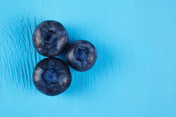 Fresh ripe blueberry close up