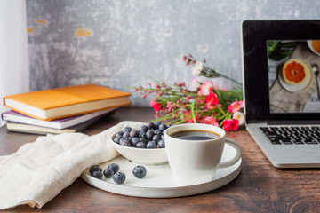 Blueberries & Coffee